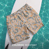 Printed Swim Shorts - Chrome Grey