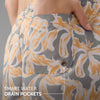Printed Swim Shorts - Chrome Grey