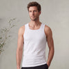 Bamboo Viscose Cotton Invisible Vest - Polar White