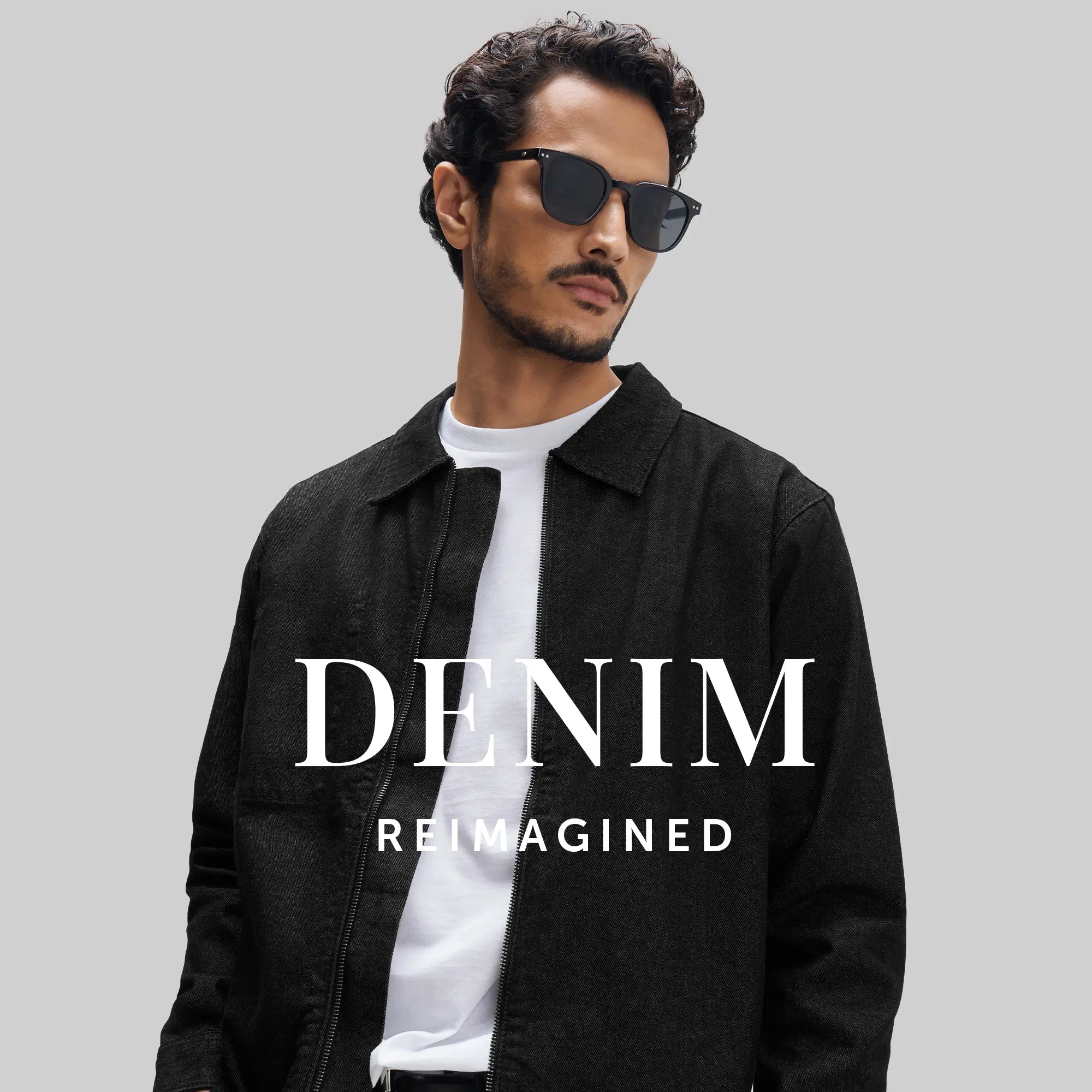 Denim Jacket - Pitch Black