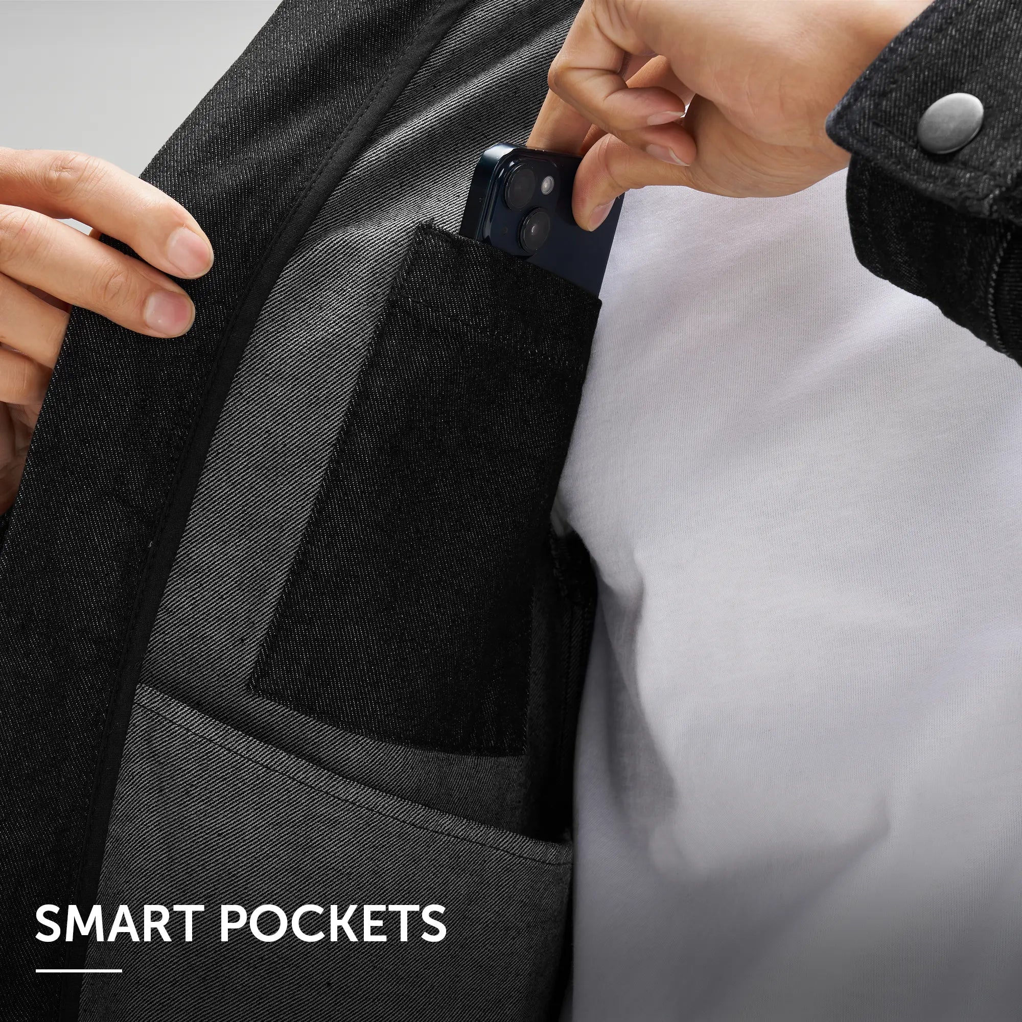 Denim Jacket - Pitch Black