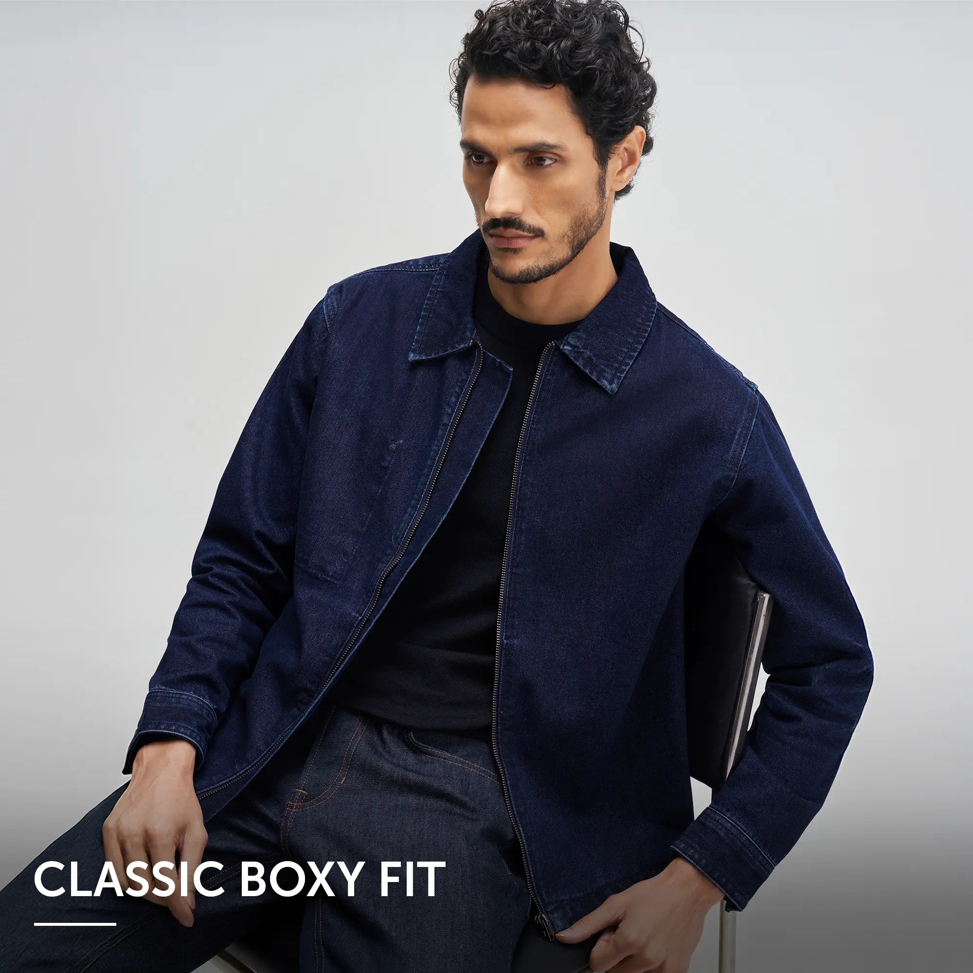 Denim Jacket - Midnight Blue