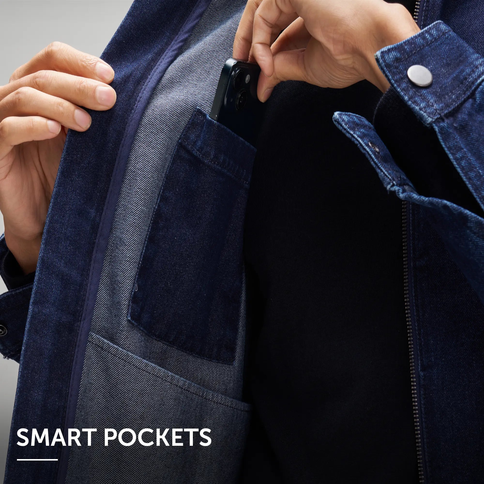 Denim Jacket - Midnight Blue – XYXX Apparels