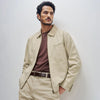 Cotton Canvas Jacket - Dusty Beige