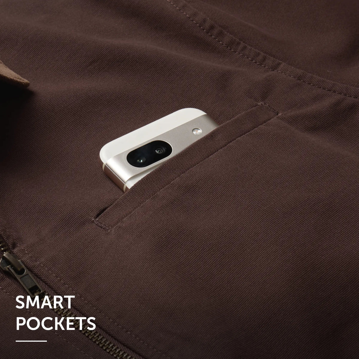 Cotton Canvas Jacket - Espresso Brown