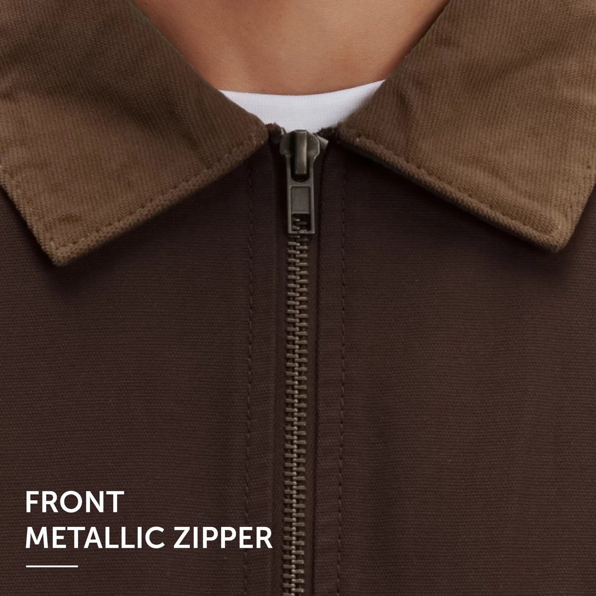 Cotton Canvas Jacket - Espresso Brown