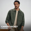 Cotton Canvas Jacket - Dusty Olive