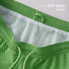 Seersucker Swim Shorts - Grass Green