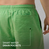 Seersucker Swim Shorts - Grass Green