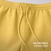 Seersucker Swim Shorts - Mustard Yellow