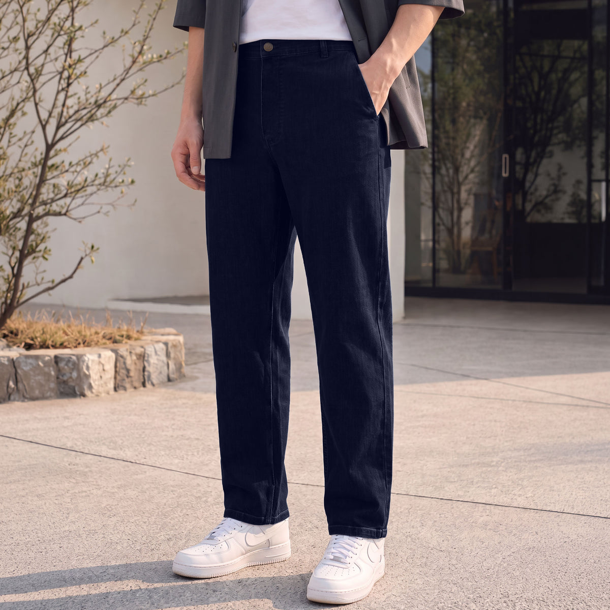 Denim Pants - Oxford Blue