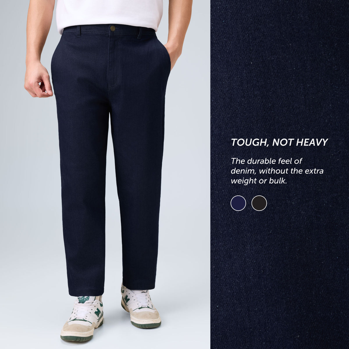 Denim Pants - Oxford Blue
