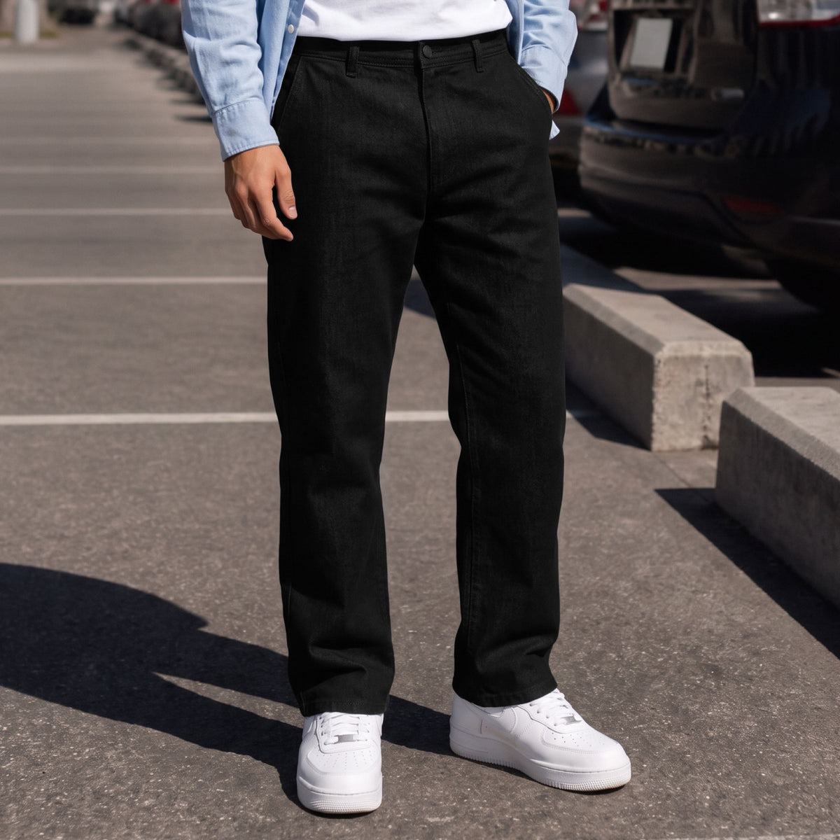 Denim Pants - Smokey Black