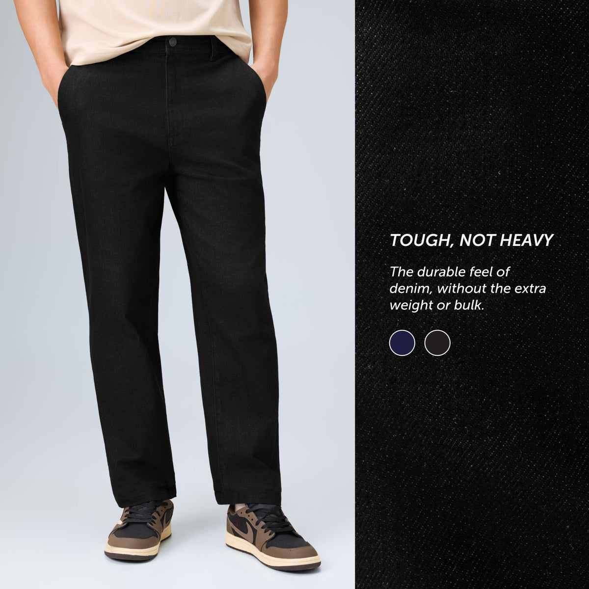 Denim Pants - Smokey Black