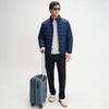 Ultra-Light Puffer Jacket - Navy Blue