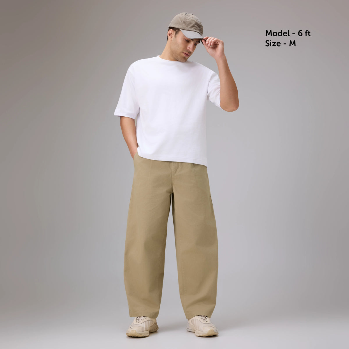 Barrel Pants - Sand Brown