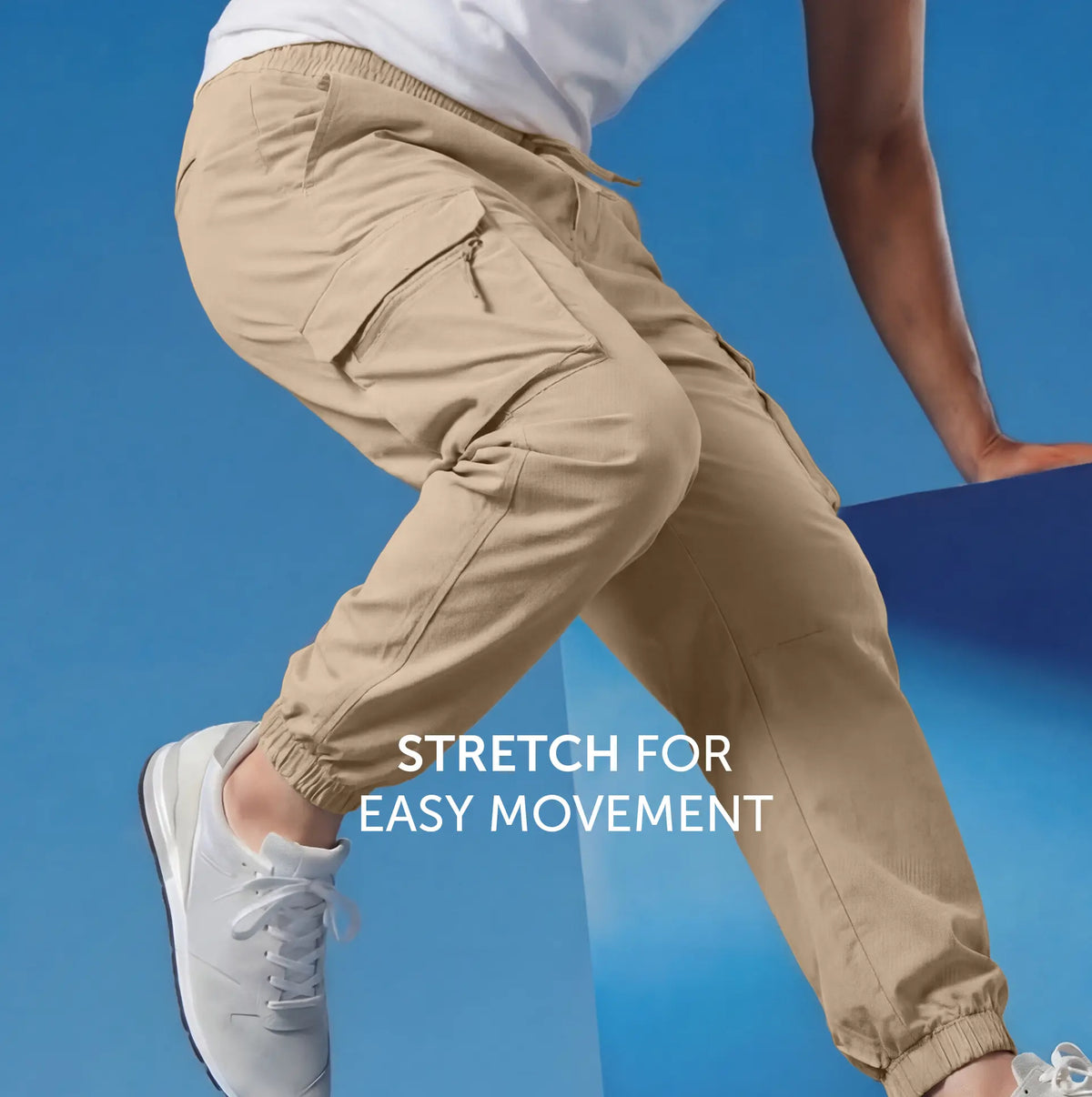 Moveo Cargo Joggers Biscuit Brown