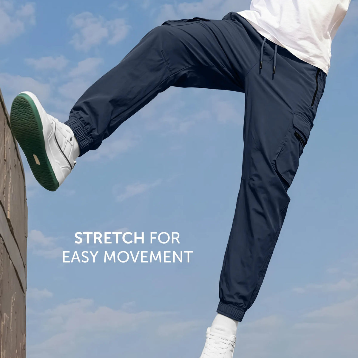Moveo Cargo Joggers Midnight Blue
