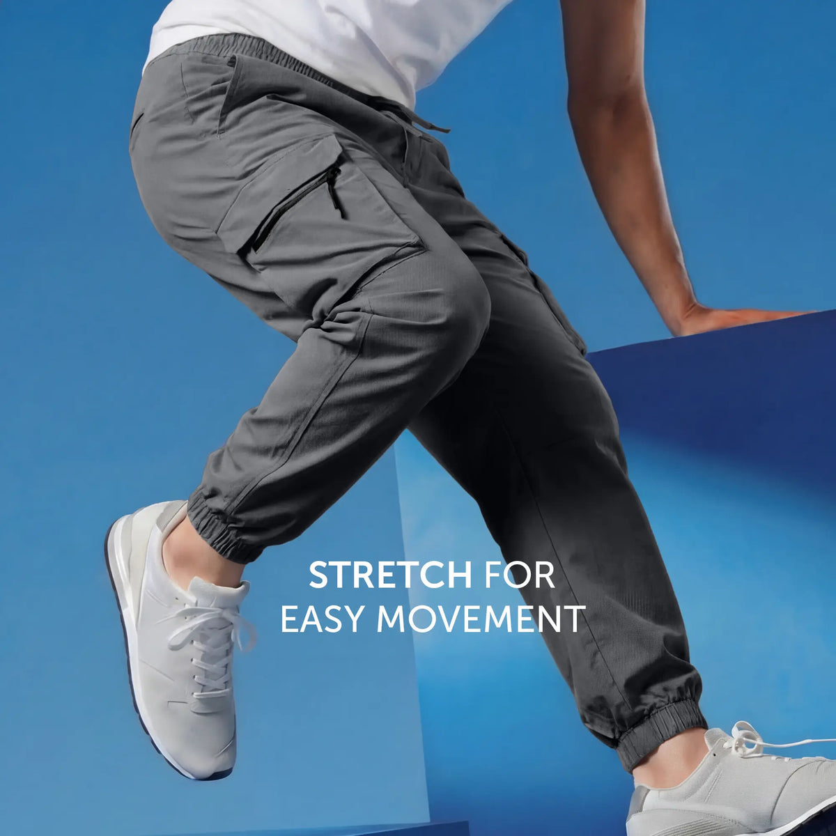 Moveo Cargo Joggers Anchor Grey