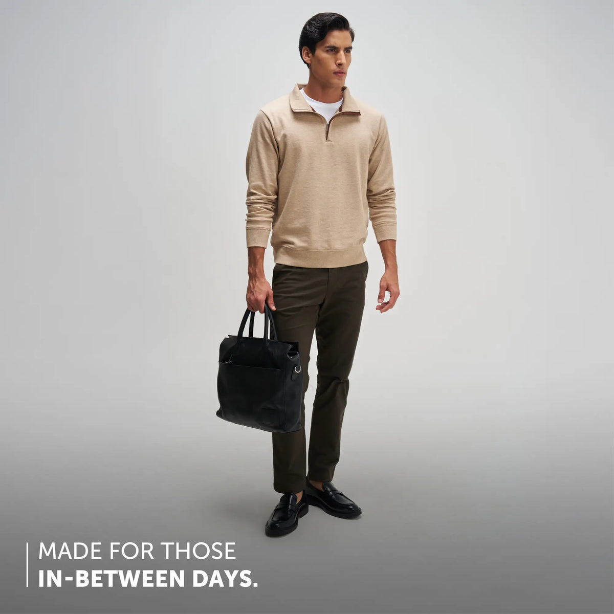 Half-Zip Pullover - Irish Beige