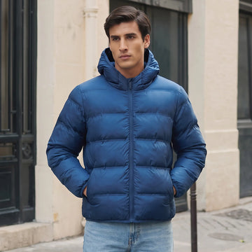 Ultra-Warm Puffer Jacket - Royal Blue