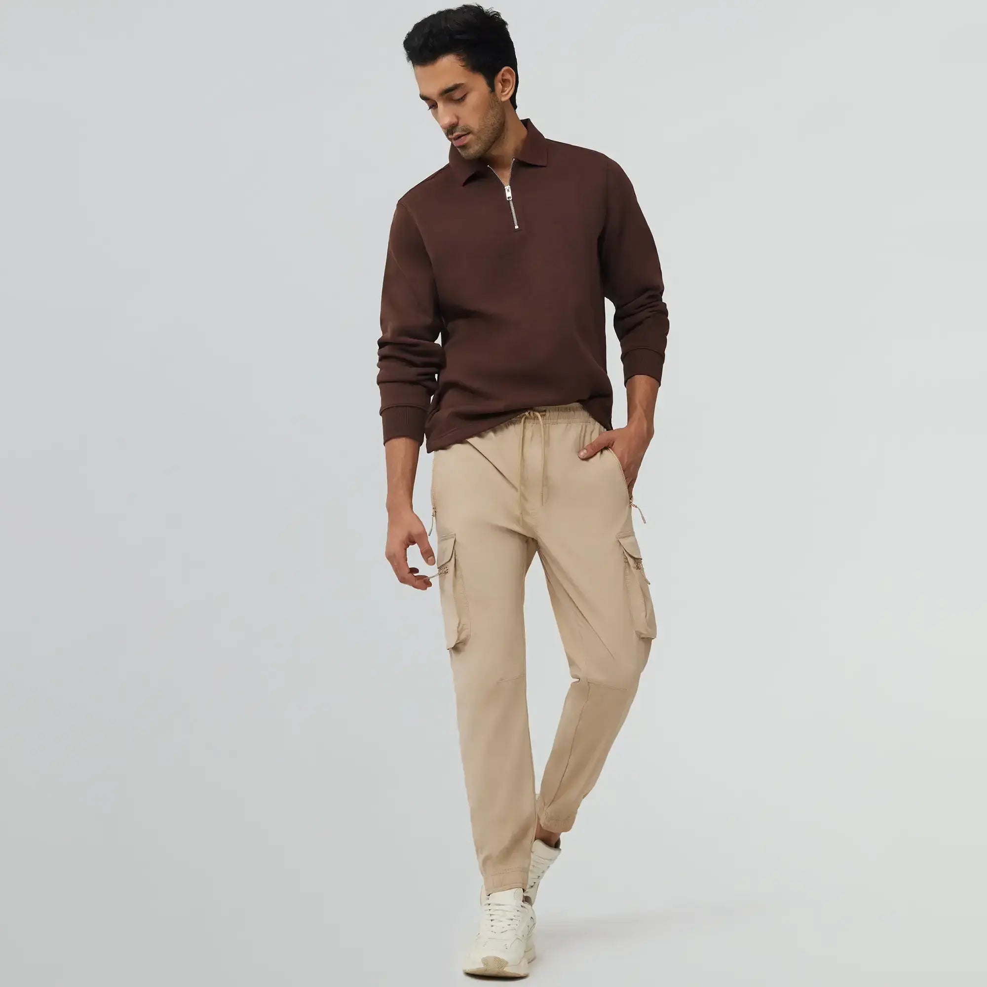 Moveo Cargo Joggers Biscuit Brown