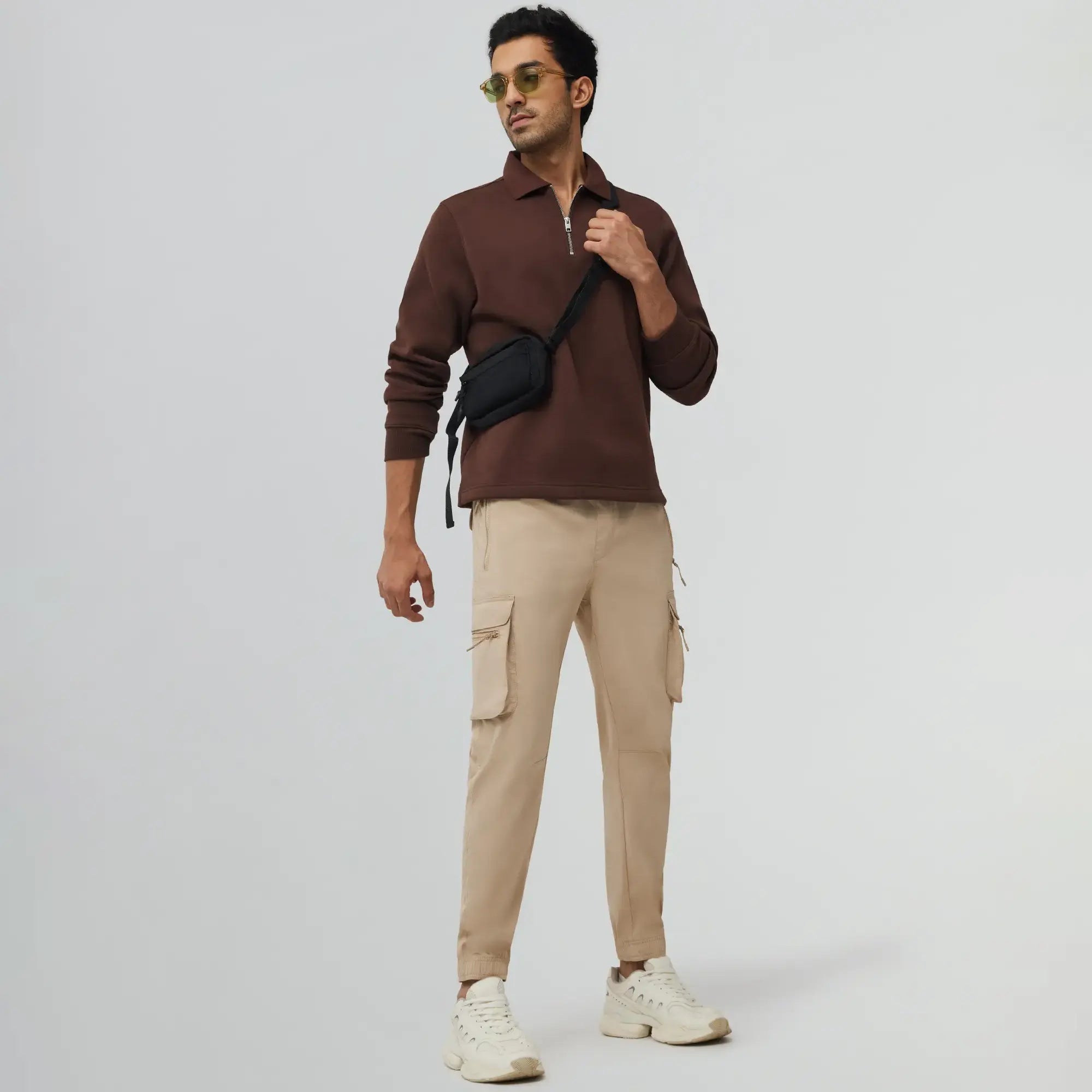 Moveo Cargo Joggers Biscuit Brown