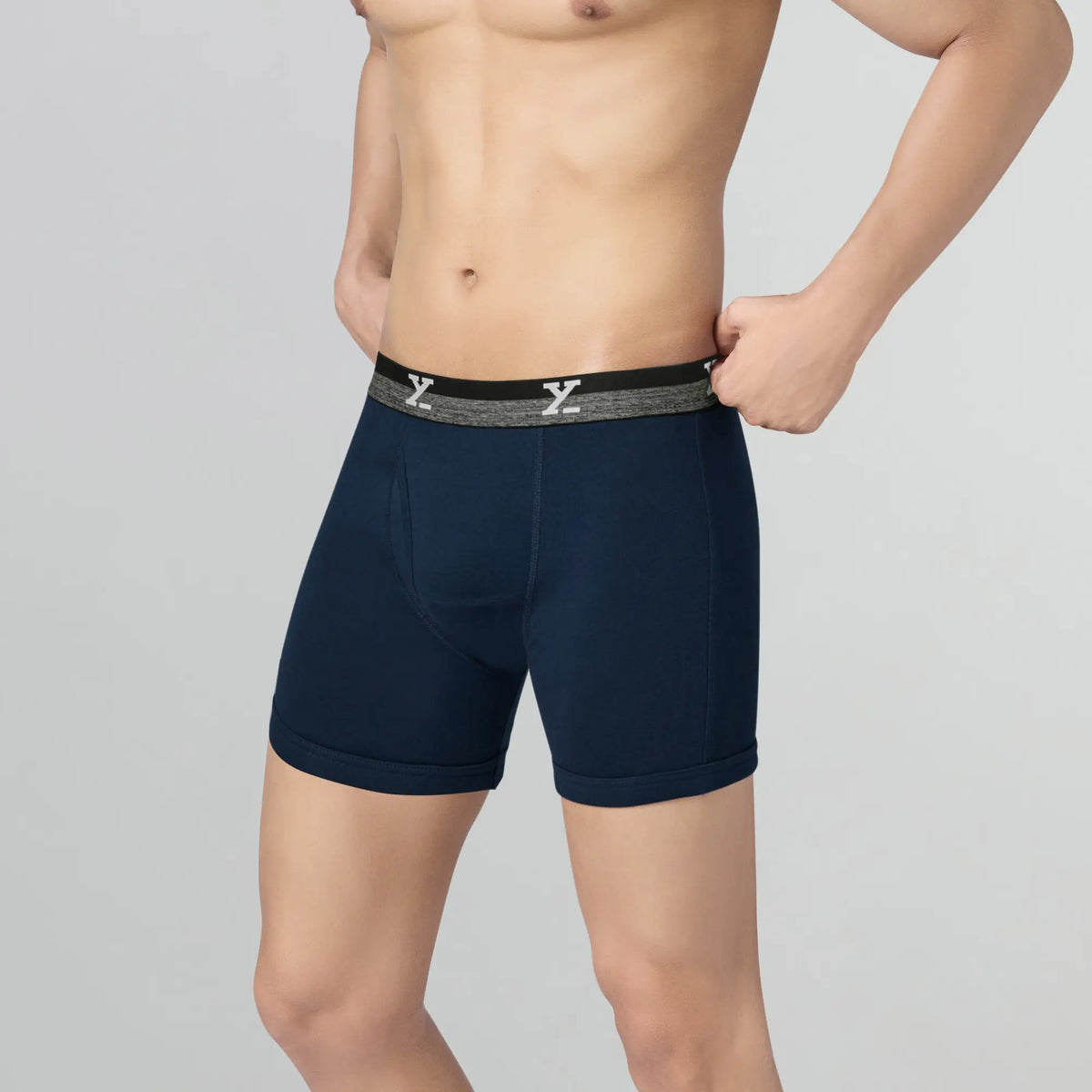 Nova Cotton Boxer Briefs Midnight Blue