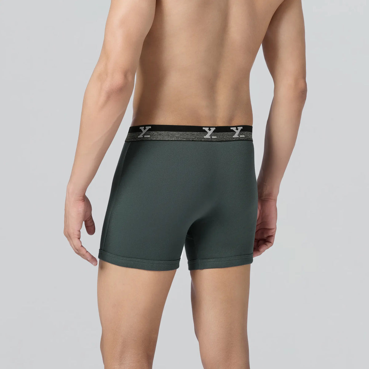 Nova Cotton Boxer Briefs Olive Green