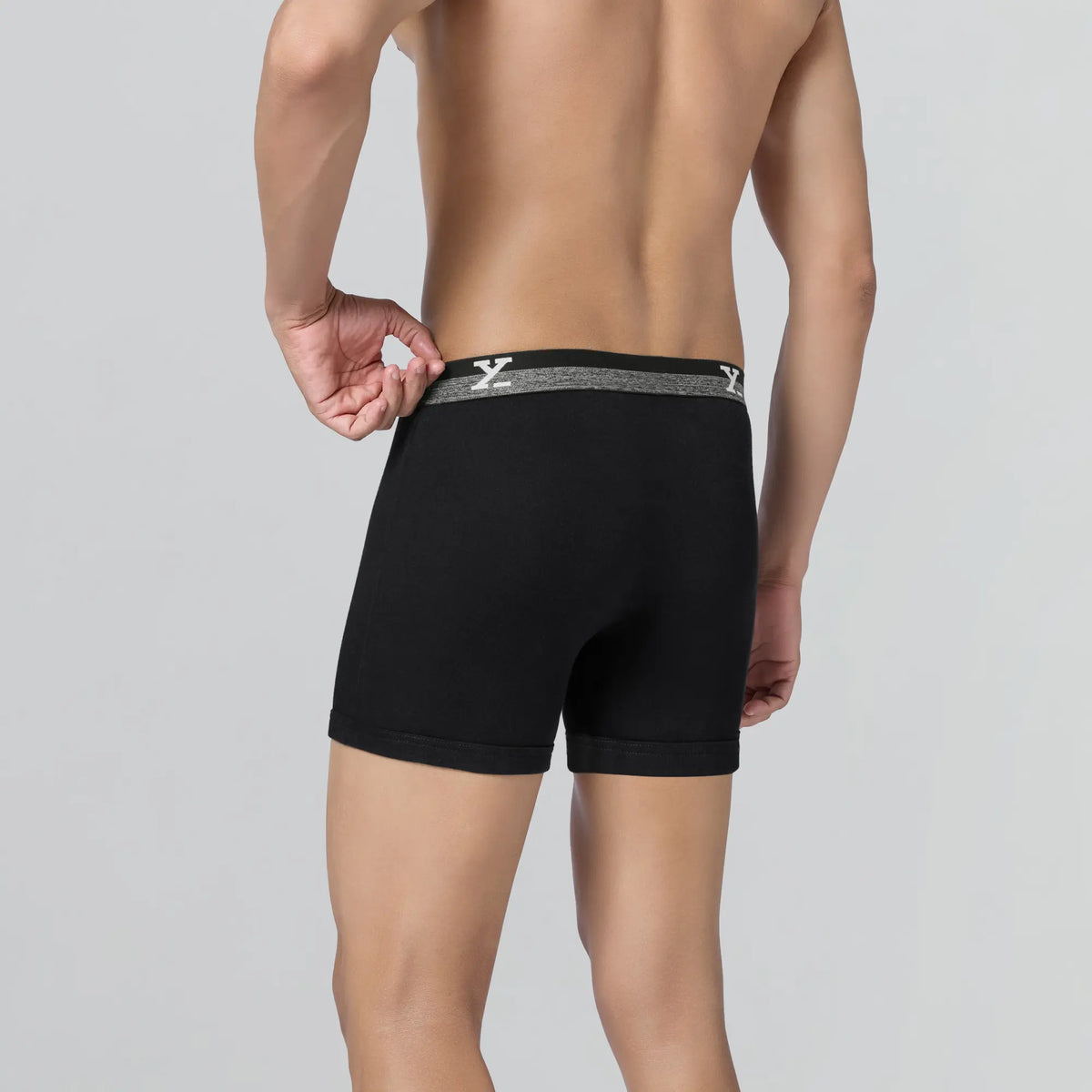 Nova Cotton Boxer Briefs Storm Grey