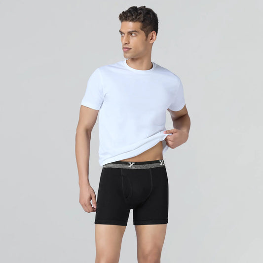 Nova Cotton Boxer Briefs Storm Grey