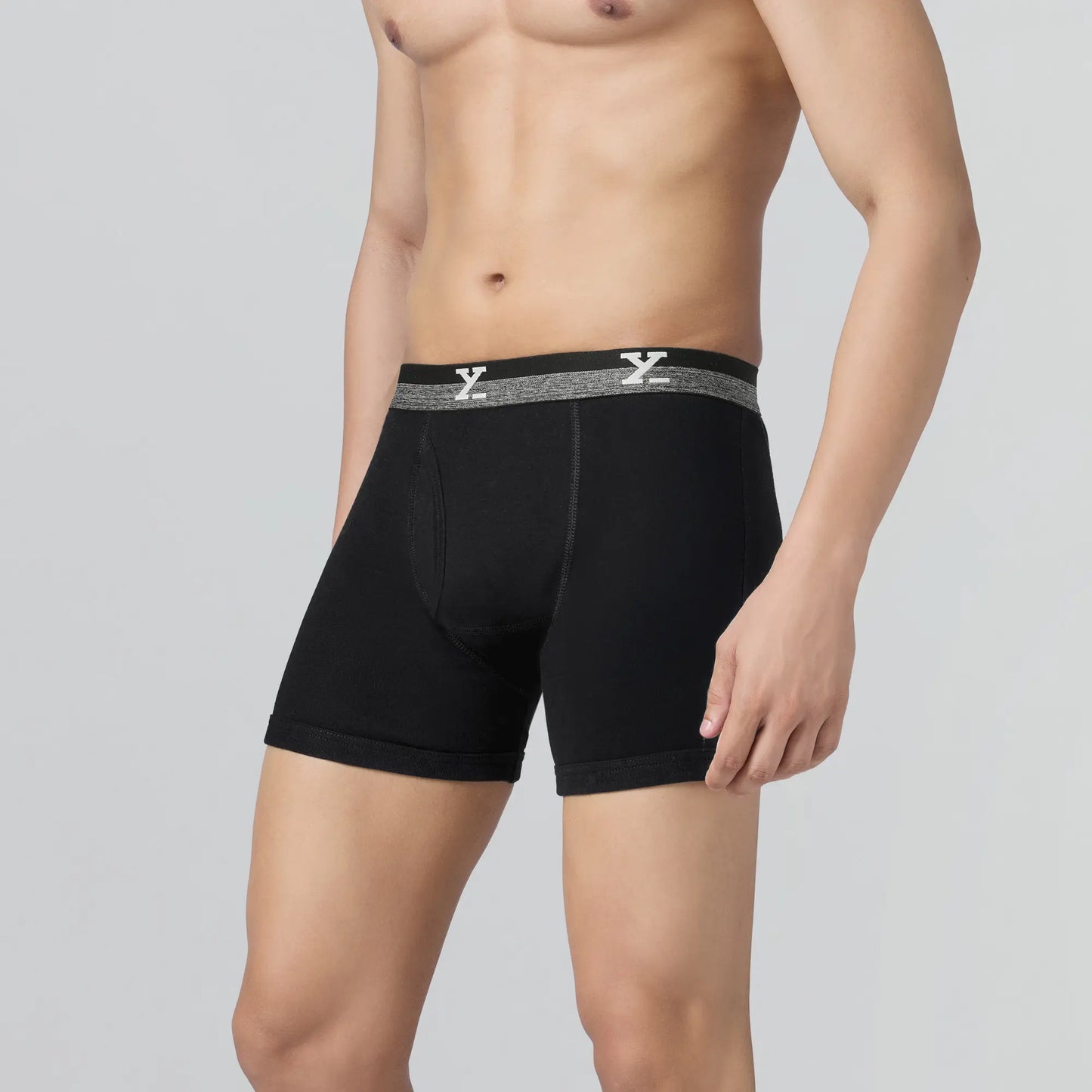 Nova Cotton Boxer Briefs Storm Grey