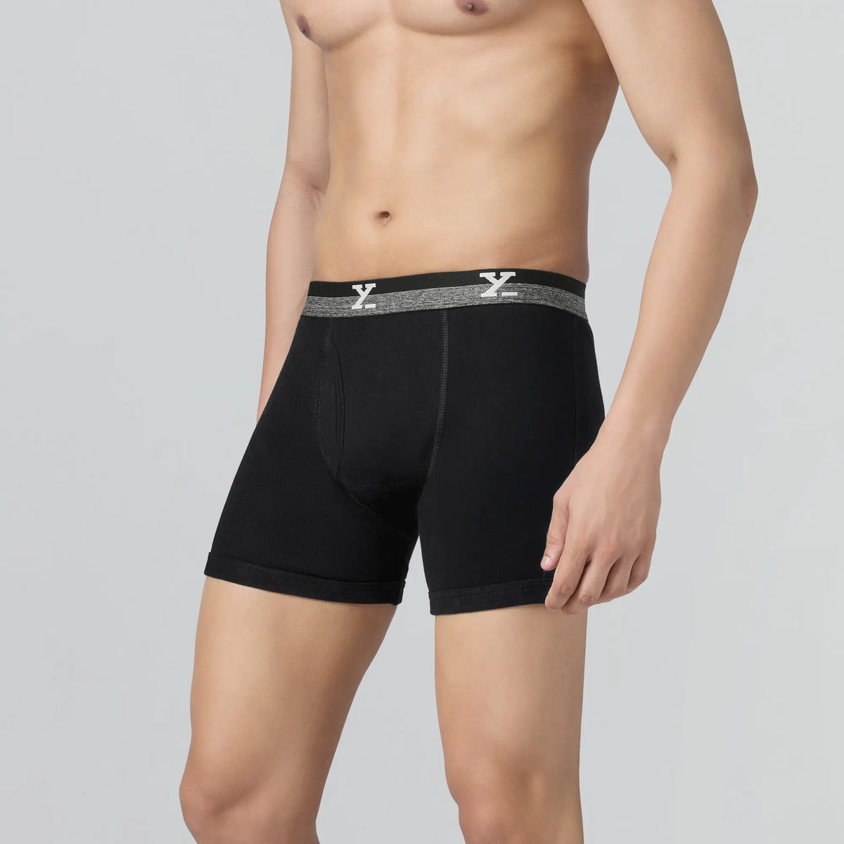 Nova Cotton Boxer Briefs Storm Grey