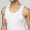 Nova Round Neck Racer Back Vest Polar White