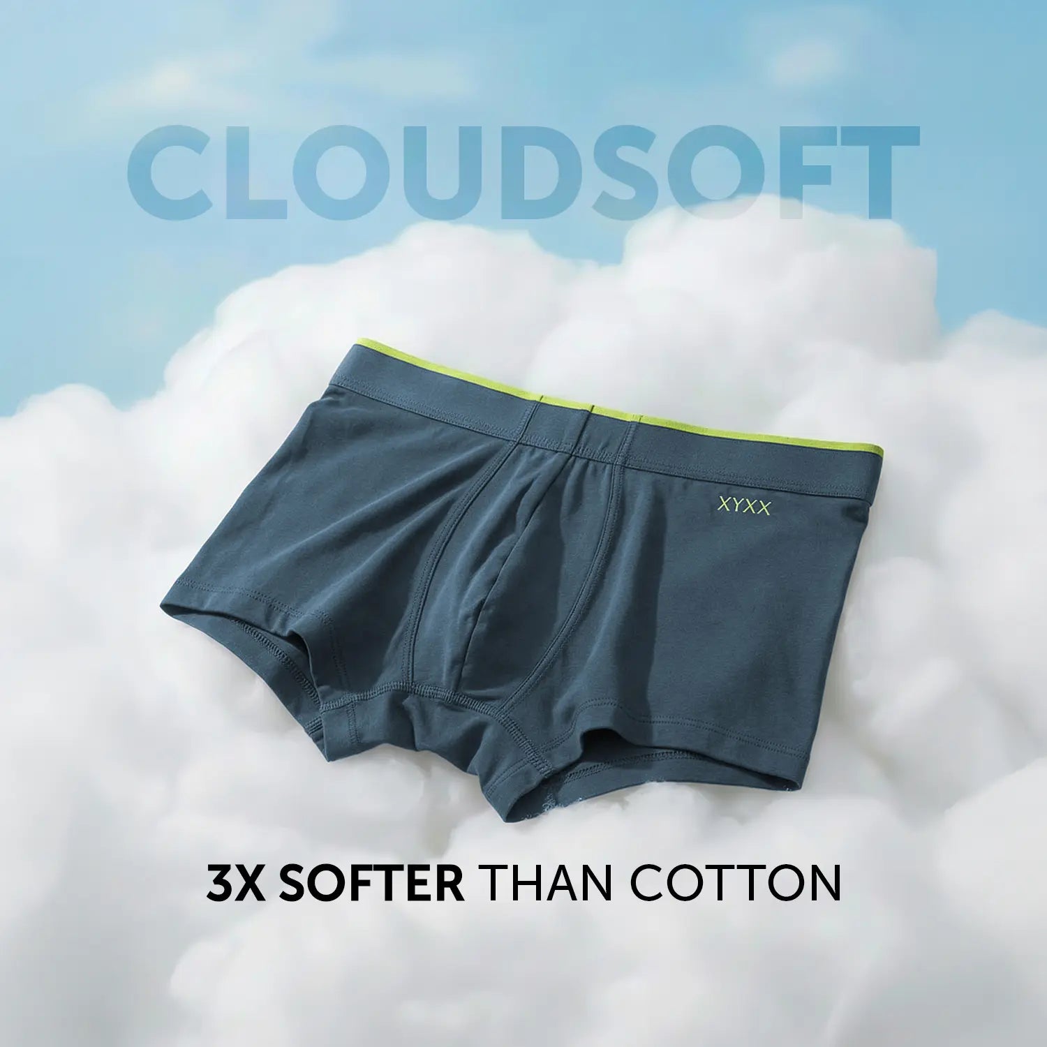 Uno Modal Trunks - Steel Blue