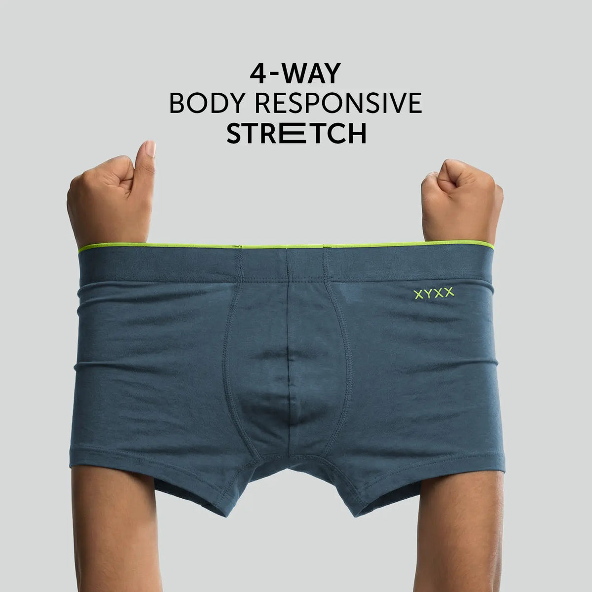 Uno Modal Trunks - Steel Blue