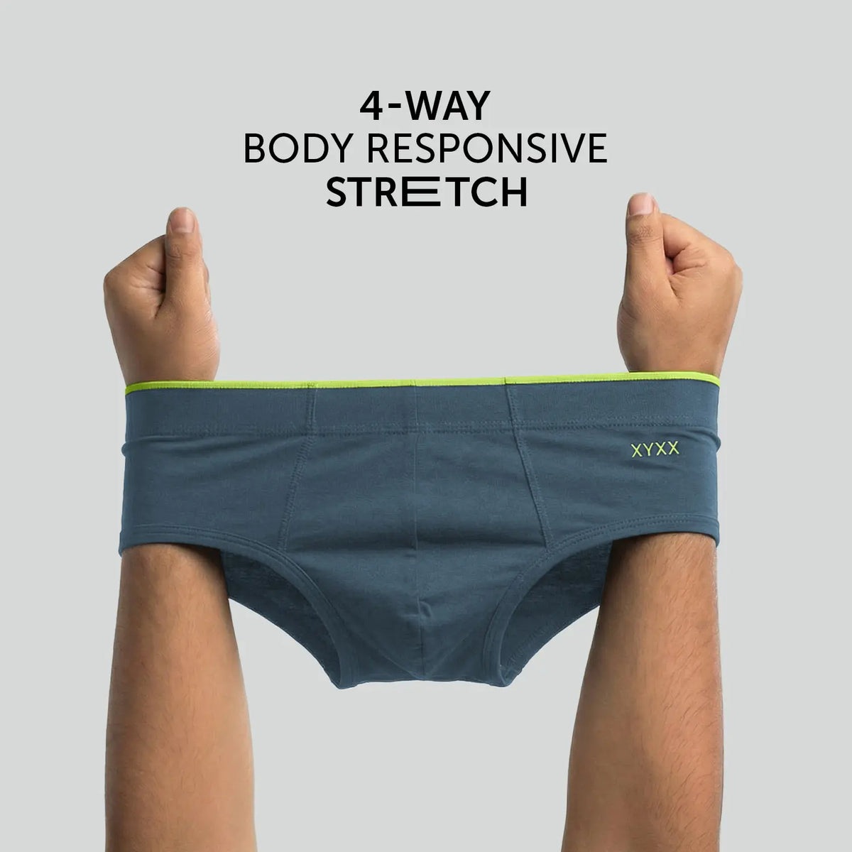 Uno Modal Briefs - Steel Blue