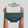 Uno Modal Briefs - Steel Blue