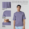 Drift Cotton Oversized T-shirts Dusty Purple
