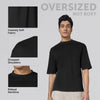 Drift Cotton Oversized T-shirts Pitch Black