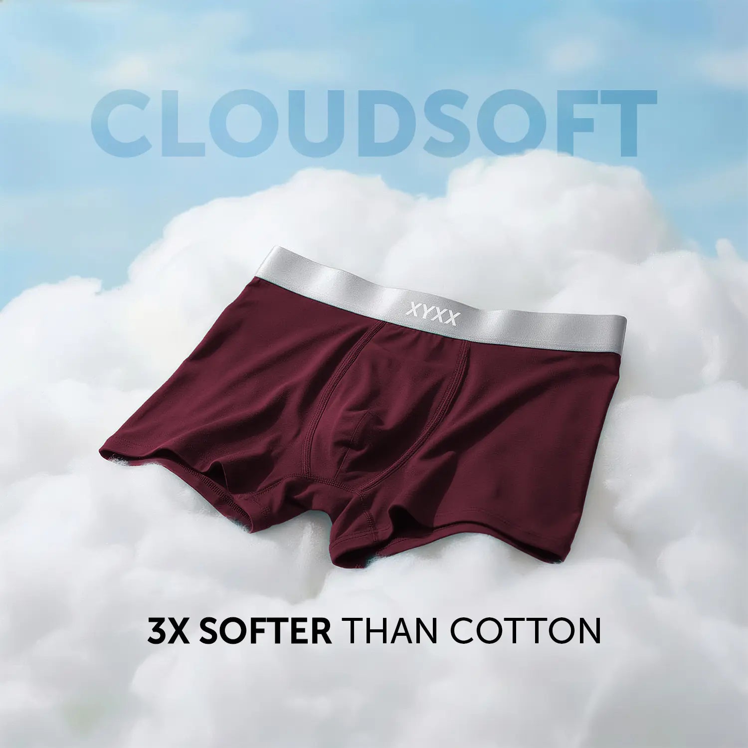 Illuminati Modal Trunks Dark Maroon