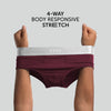 Illuminati Modal Briefs Dark Maroon