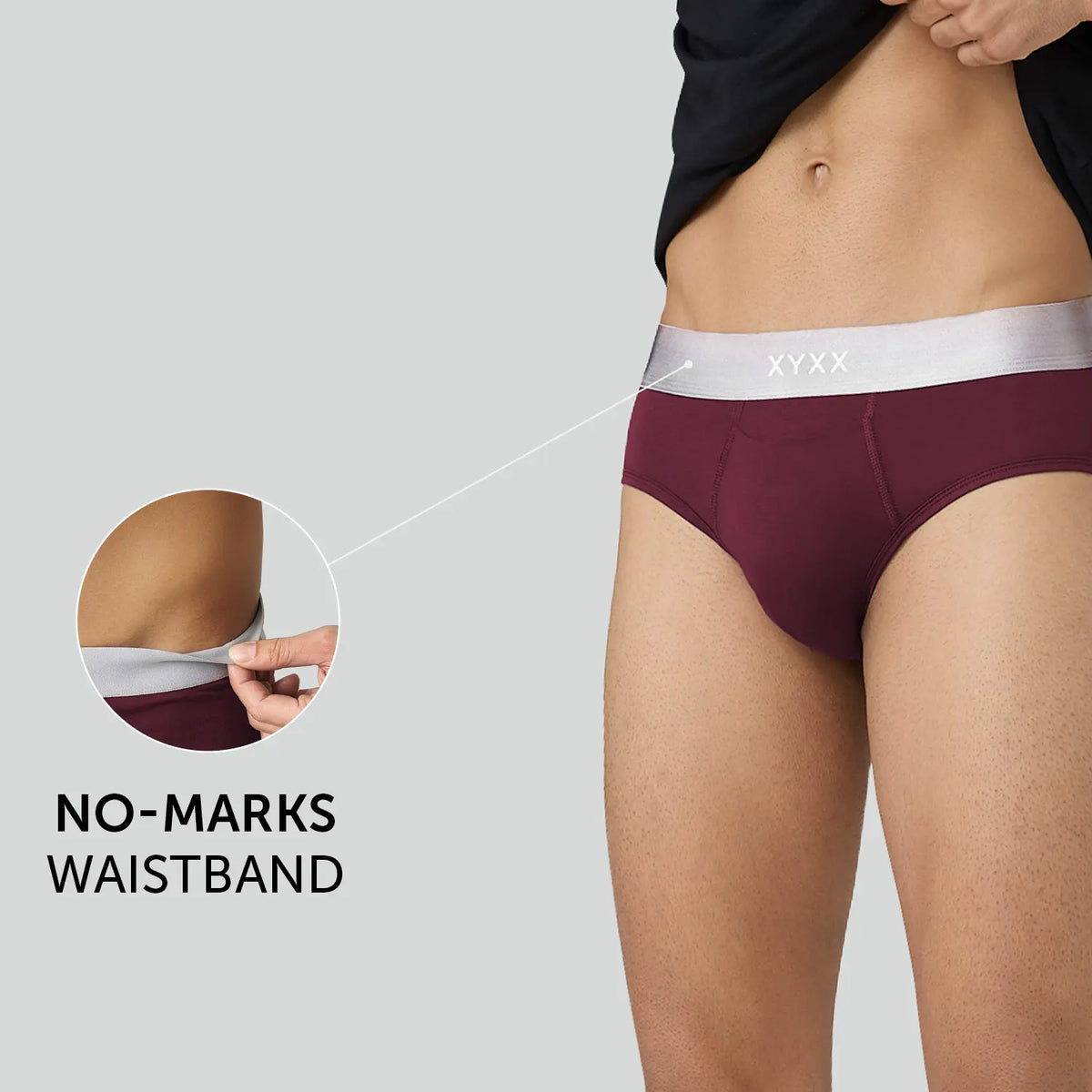 Illuminati Modal Briefs Dark Maroon