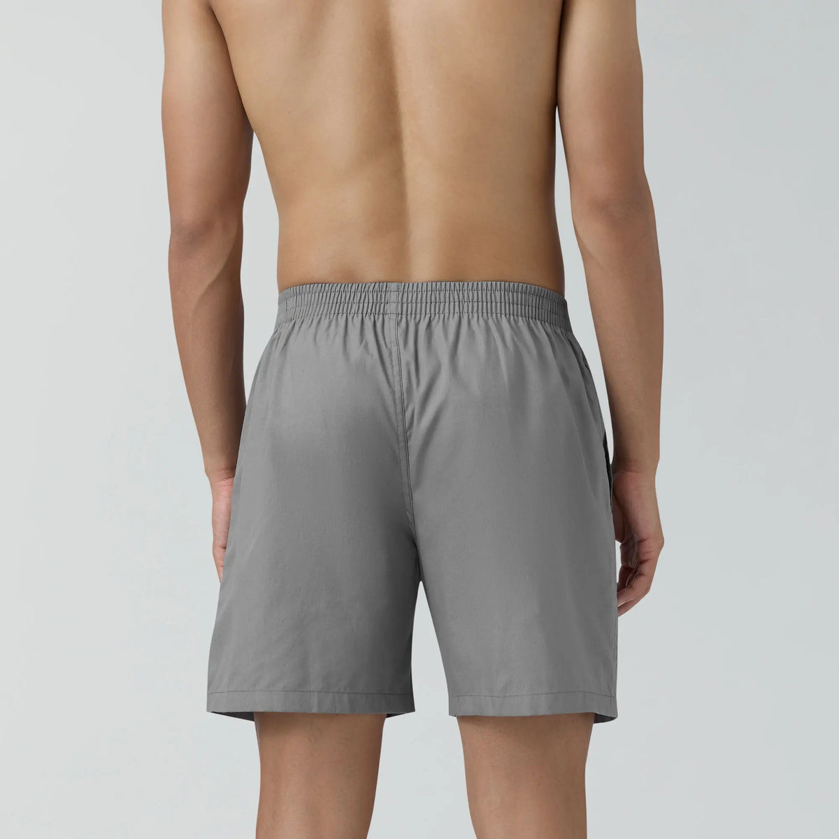 Pace Cotton Boxer Shorts Ash Grey