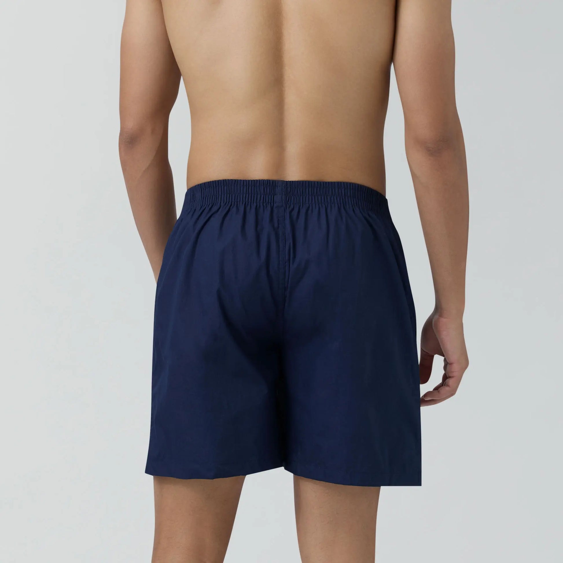 Pace Cotton Boxer Shorts Midnight Blue