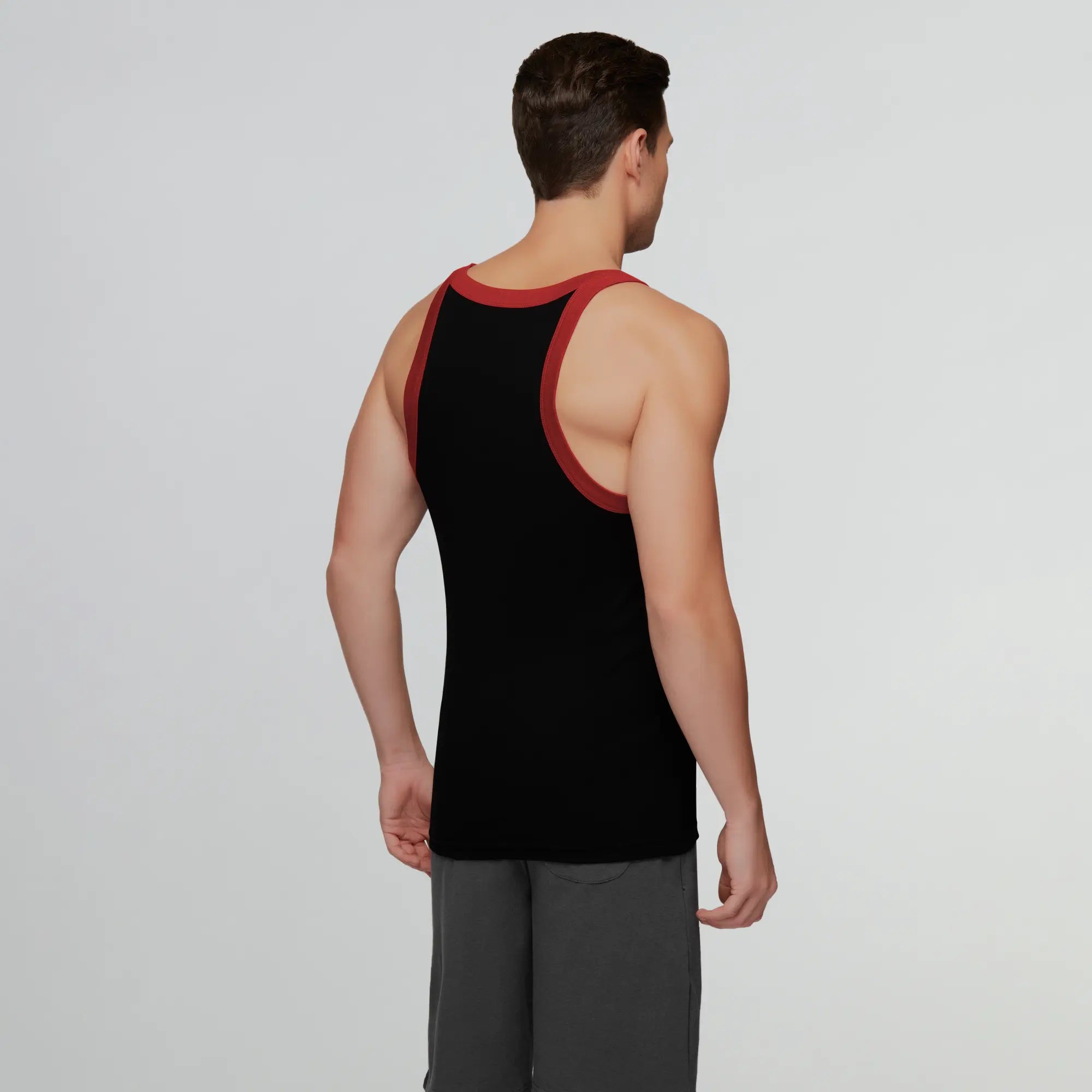 Pace Square Neck Vest Ribbon Black