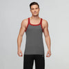 Pace Square Neck Vest Ribbon Grey