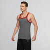 Pace Square Neck Vest Ribbon Grey