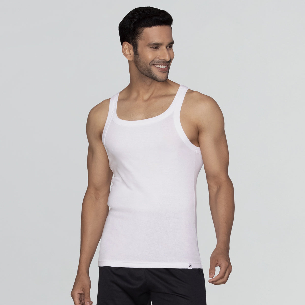 Pace Super Combed Cotton Vest Polar White