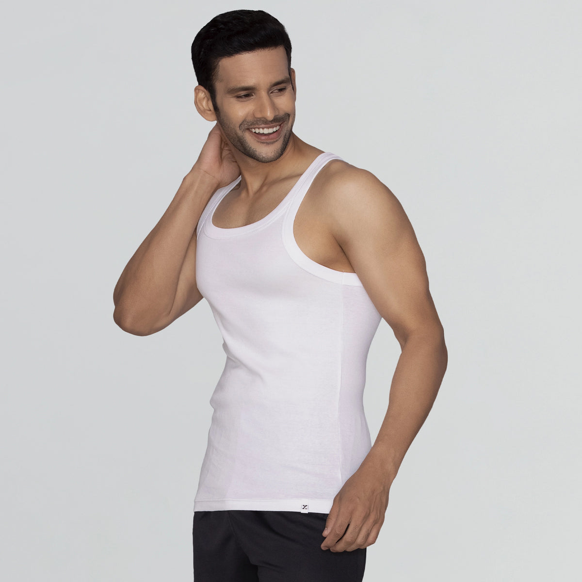 Pace Super Combed Cotton Vest Polar White